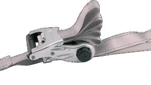 ERICKSON Ratchet Tie-Down - 1.25" x 12' - Gray