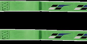 FACTORY EFFEX Tie-Downs - Black/Green - Kawasaki