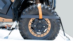 MOOSE OFFROAD Wheel Net Tie Downs - Black