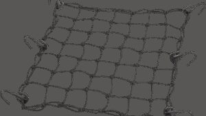 MOOSE OFFROAD Cargo Net - Adjustable - 15" x 15" - Black