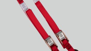 ANCRA Standard Tie-Downs - 1" x 5-1/2' - Red