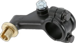 PARTS UNLIMITED Two-Piece Black Lever Holder - Left