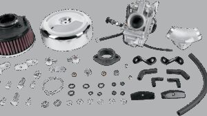 MIKUNI Smoothbore Carburetor Total Kit - HSR45 - Evolution Big Twin