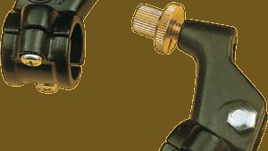 PARTS UNLIMITED Two-Piece Black Lever Holder - Right