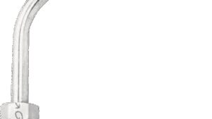 GOODRIDGE Tube Adapter - 90° - Short - Chrome