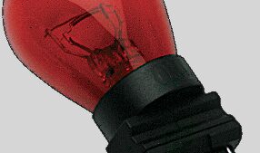 DRAG SPECIALTIES Wedge Bulb - Dual-Filament - Red