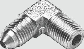 GOODRIDGE Fitting - -3 to 1/8" NPT - 90° - Chrome