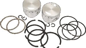 S&S CYCLE Piston Kit - For 100"/107" Super Sidewinder® - 4.000" - +0.020"