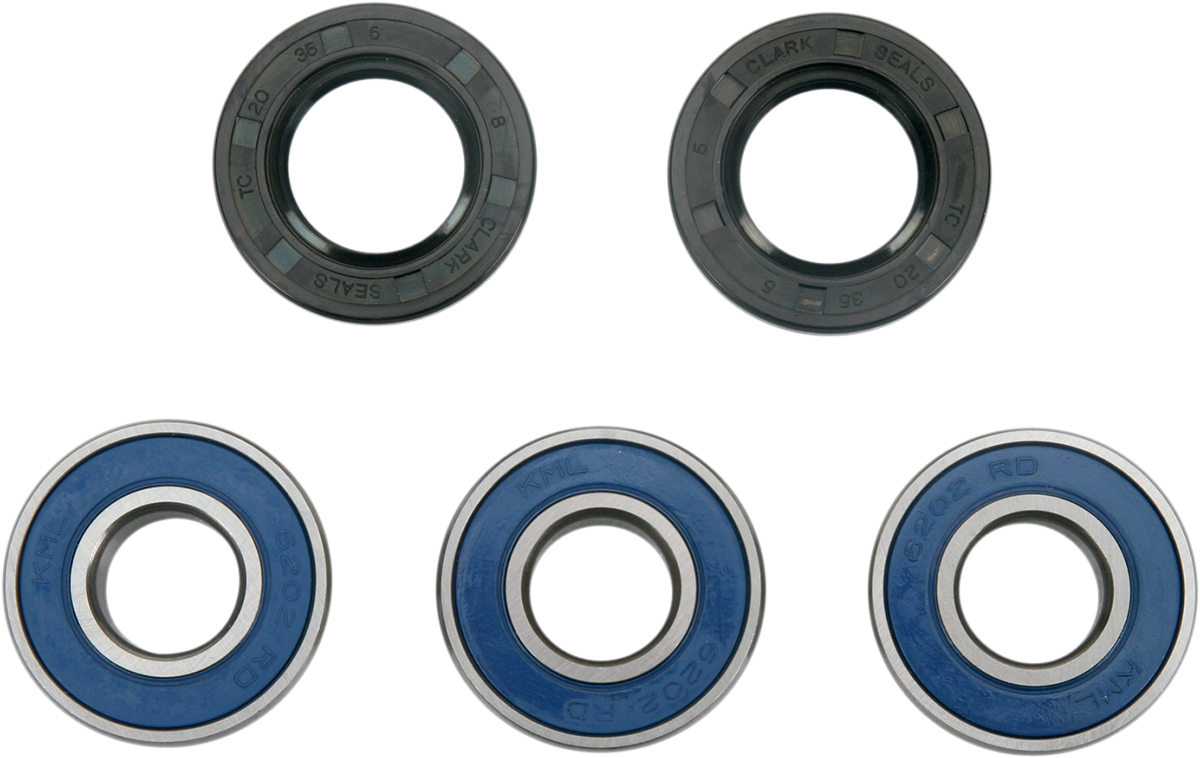 MOOSE OFFROAD Wheel Bearing Kit - Rear - Kawasaki KX/KLX/Suzuki RM 100