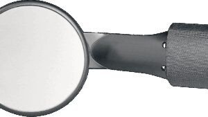 PARTS UNLIMITED Mirror - Side View - Round - Black - Each