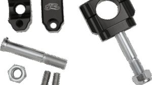 RENTHAL Rubber-Mounted Handlebar Clamp - 1-1/8" - No Offset