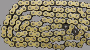 DID 520 MX - High-Performance Motorcycle Chain - 120 Links - Gold/Black