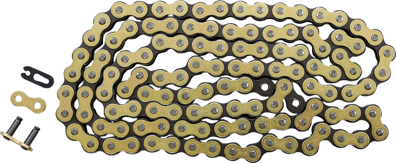 DID 520 MX - High-Performance Motorcycle Chain - 120 Links - Gold/Black
