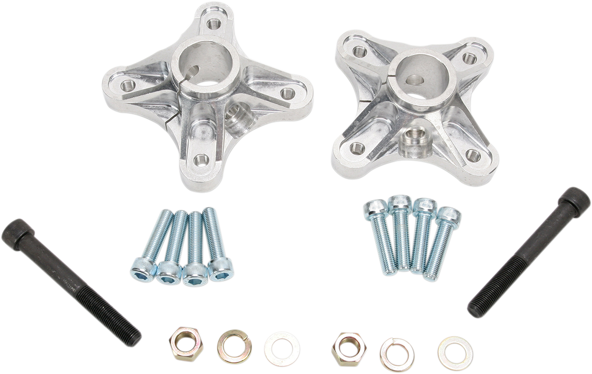 DURA BLUE Wheel Hubs - Rear - X-33/Cast - 0 Spline - 4/110 - Honda