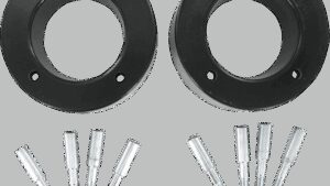 DURA BLUE Wheel Spacer - Easy-Fit - 2.5" - 4/115 - Rear - Kit - Arctic Cat/Textron/Yamaha