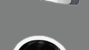 DRAG SPECIALTIES Grooved Hose Ends with Clamp - Chrome - 1/4"