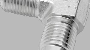 DRAG SPECIALTIES #3 Male Fitting - 1/8" - 90°