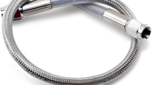 DRAG SPECIALTIES Universal Brake Line - Clear - 15"