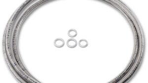 DRAG SPECIALTIES Universal Brake Line - Clear - 74"