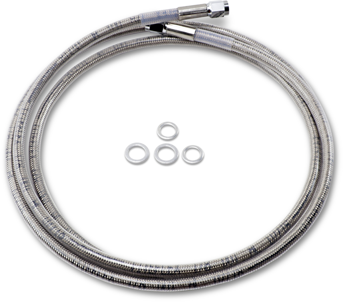 DRAG SPECIALTIES Universal Brake Line - Clear - 74"