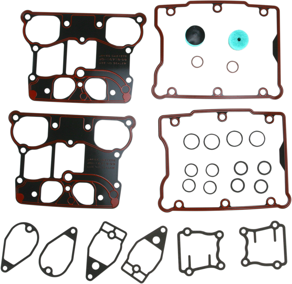 JAMES GASKET Rocker Cover Gasket Kit - Twin Cam