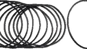 JAMES GASKET Derby Cover Quad Seal - Late'84-'98 EVO