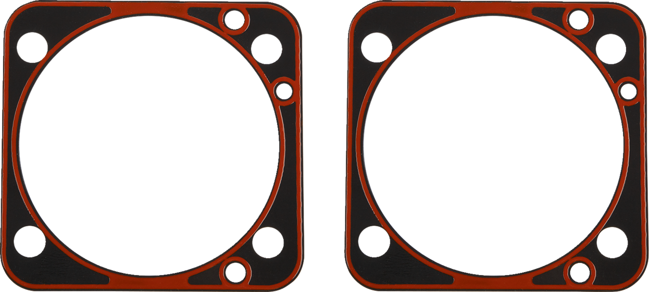 JAMES GASKET Front/Rear Metal Base Gasket - 4.000" S&S Cylinders - '84-'99 EVO