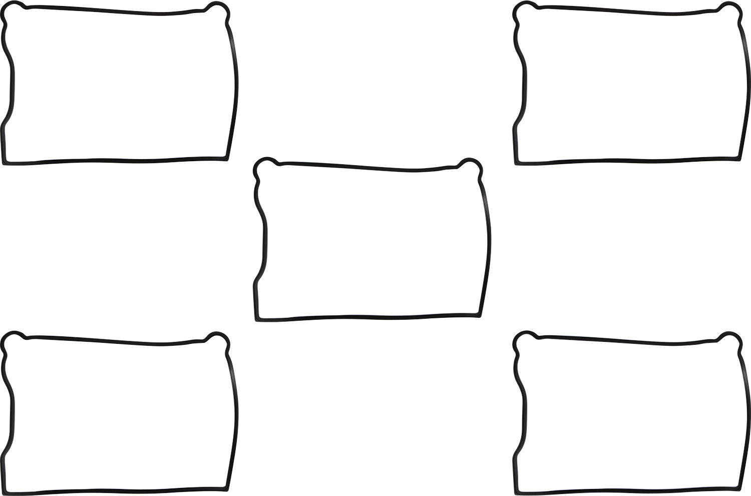 JAMES GASKET Lower Rocker Cover Gasket - '84-'91 EVO