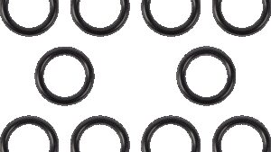 JAMES GASKET Slider Tube O-Rings - 10-Pack