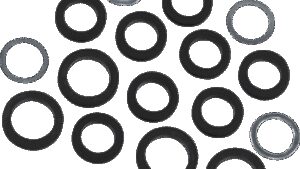 JAMES GASKET Rubber Pushrod Kit - Big Twin