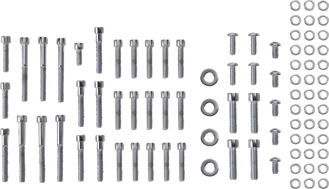 GARDNER-WESTCOTT Bolt Kit - Side Cover - Socket-Head - Chrome