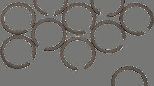 EASTERN MOTORCYCLE PARTS Snap Rings - Main Shaft/Countershaft - For 5-Speed