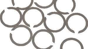 EASTERN MOTORCYCLE PARTS Snap Rings - Pinion Shaft