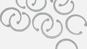 EASTERN MOTORCYCLE PARTS Snap Rings - Access Door/Countershaft - For 5-Speed