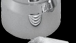 PRO-ONE PERF.MFG. Chrome Billet Choke Cable Knob Cover - Ball-Milled