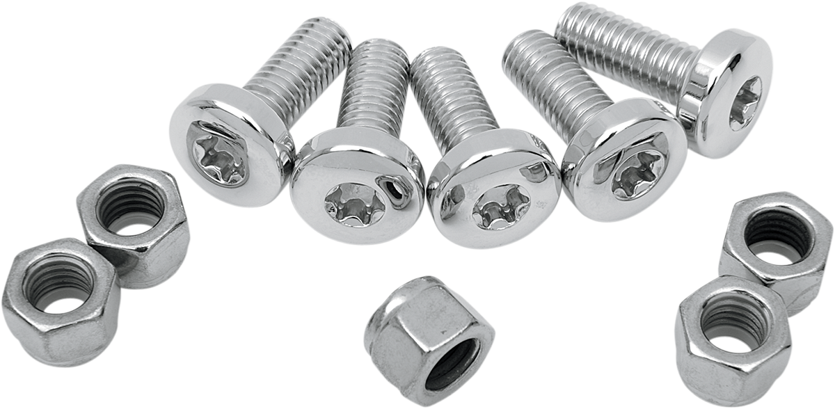 COLONY Mounting Hardware Kit with Nuts - Brake Rotor - Torx/Button-Head - 7/8"