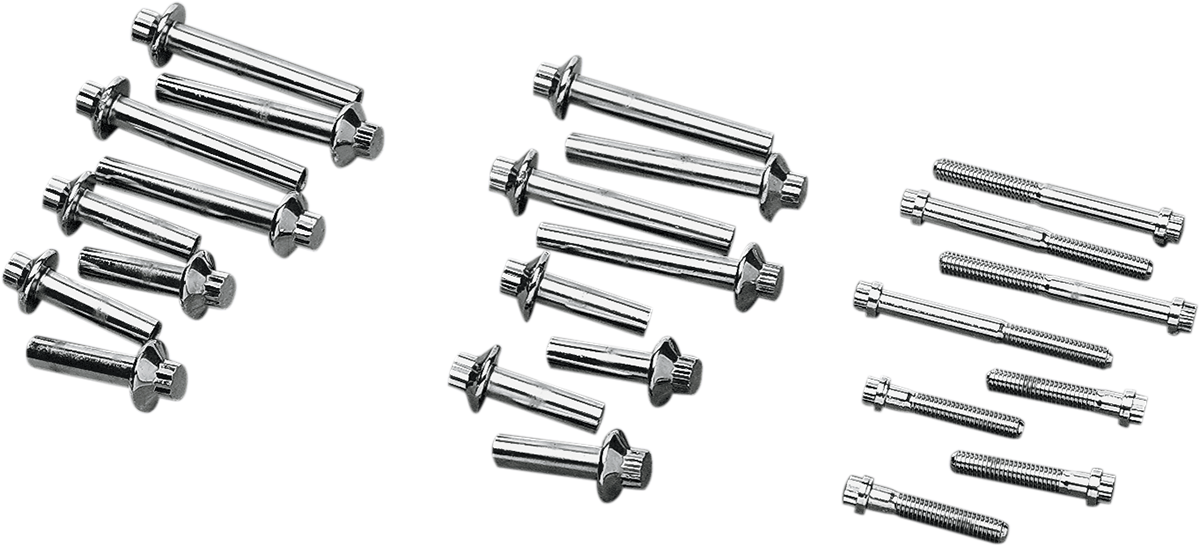 GARDNER-WESTCOTT Head Bolt Kit - Chrome