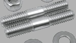 COLONY Fork Slider Bottom Cap Studs with Nut - 41 mm - Showa Forks