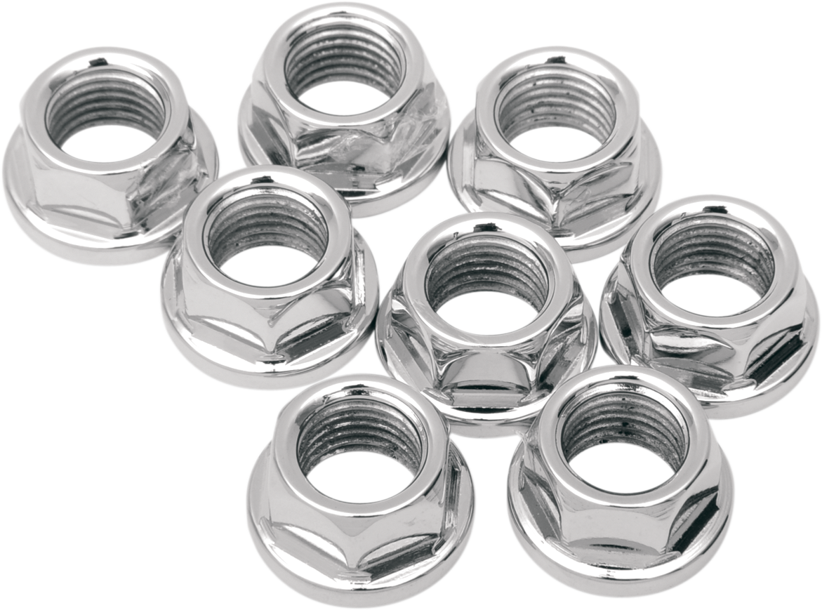 COLONY Hardware Kit - Cylinder Base Nuts - Chrome - '78-'84 Harley-Davidson
