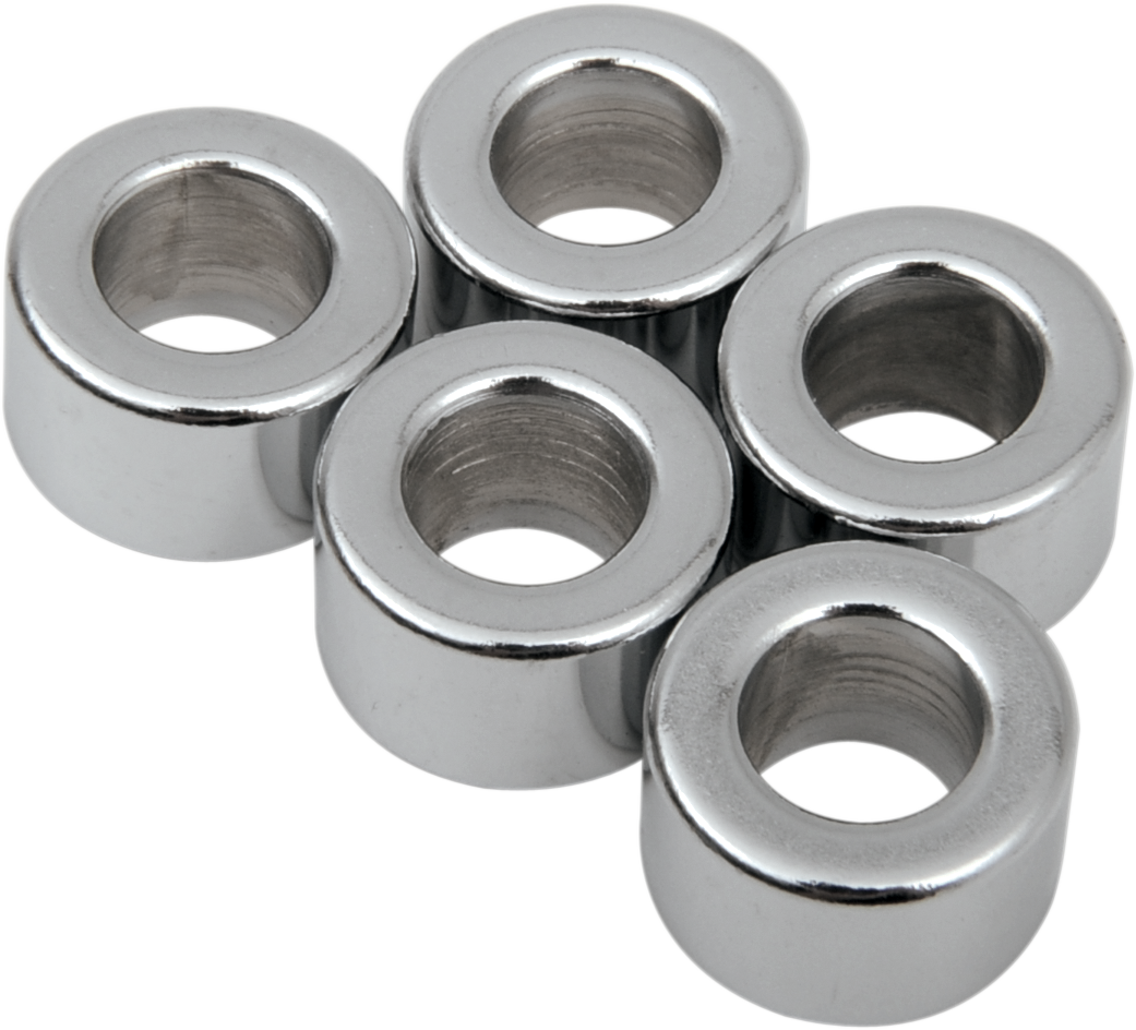 DRAG SPECIALTIES Spacer - Chrome - 5/16" x 5/8" x 3/8"