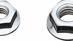 GARDNER-WESTCOTT Nut - Flange - 3/8"-16 - Chrome