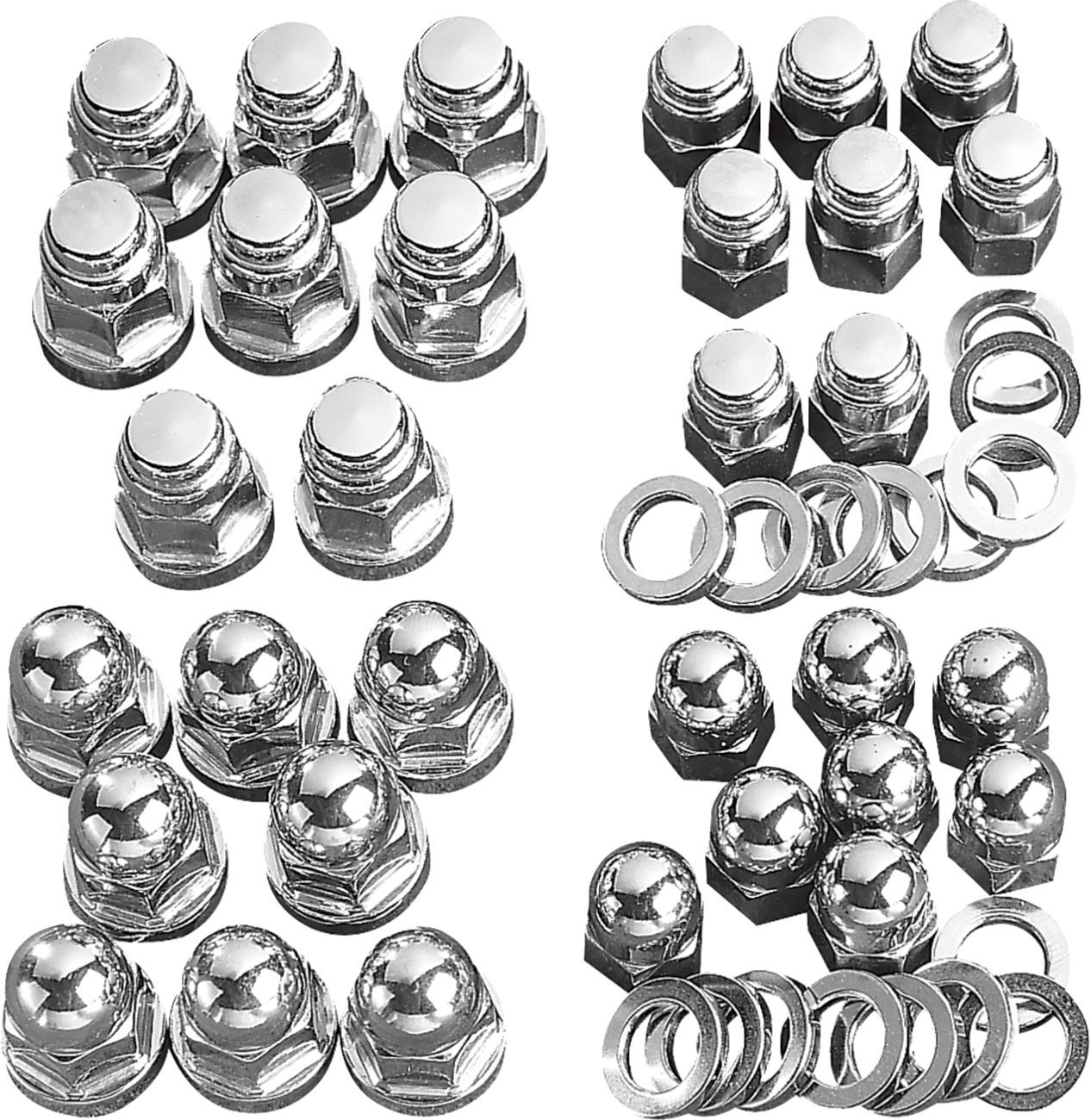 DRAG SPECIALTIES Bolt Set - Cam/Primary/Inspection/Derby Cover - Knurled - '70-'84 Harley-Davidson - Image 2