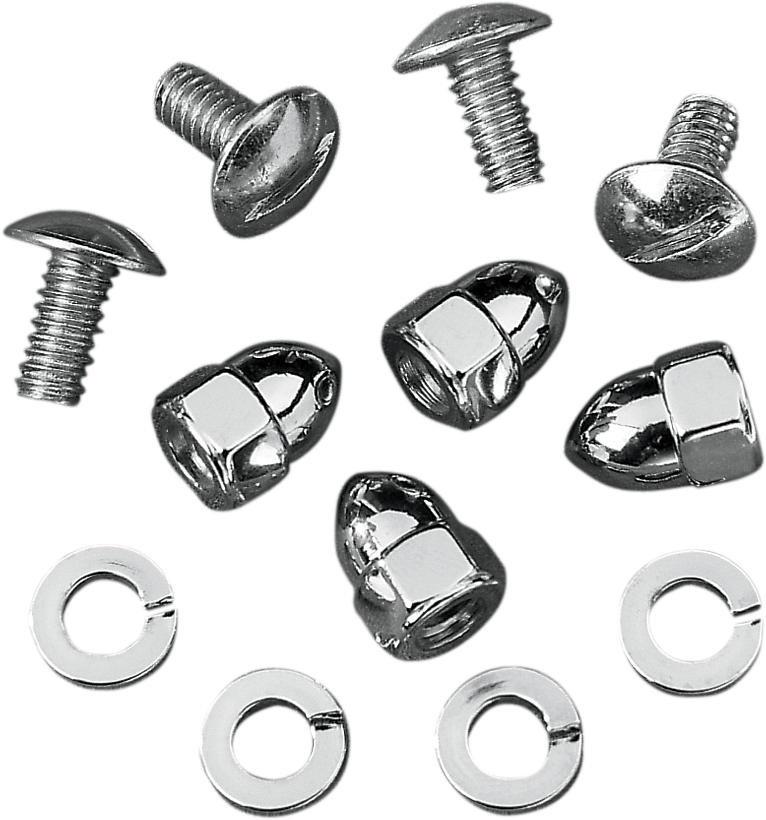 DRAG SPECIALTIES License Plate Fasteners - Acorn Nuts