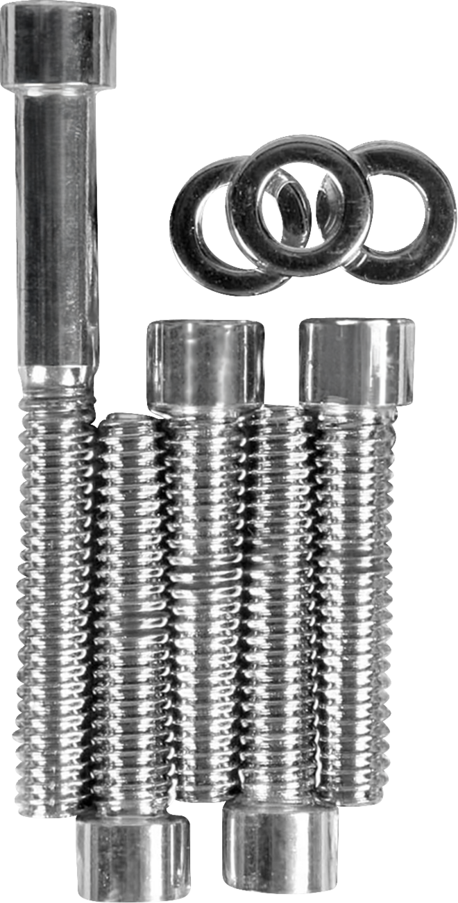 DRAG SPECIALTIES Bolt Set - Transmission Top Cover - Knurled/Socket-Head