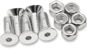 COLONY Mounting Hardware Kit with Nuts - Brake Rotor - Socket-Head/Countersunk - 5/8"
