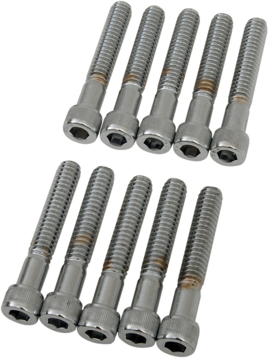 DRAG SPECIALTIES Bolts - Socket-Head - Knurled - 1/4-20 x 1-1/2"