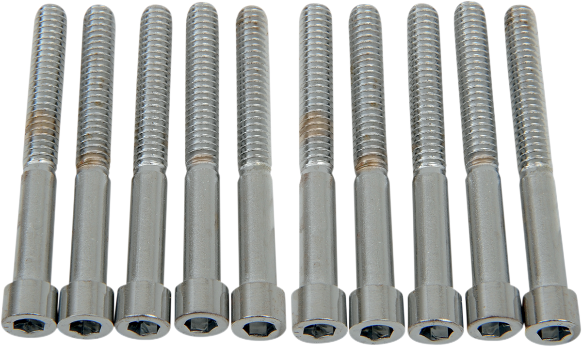 DRAG SPECIALTIES Bolts - Socket-Head - Smooth - 1/4-20 x 2-1/4"