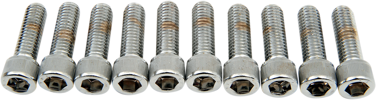 DRAG SPECIALTIES Bolts - Socket-Head - Knurled - 3/8-16 x 1-1/4"