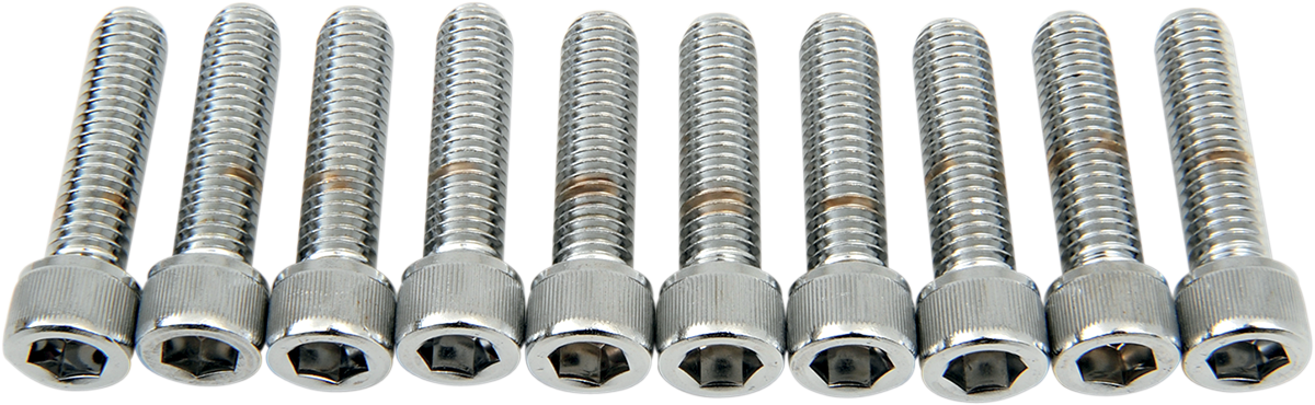 DRAG SPECIALTIES Bolts - Socket-Head - Knurled - 3/8-16 x 1-1/2"