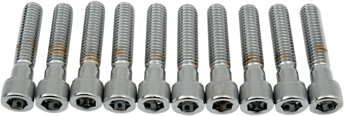 DRAG SPECIALTIES Bolts - Socket-Head - Knurled - 3/8-16 x 1-3/4"